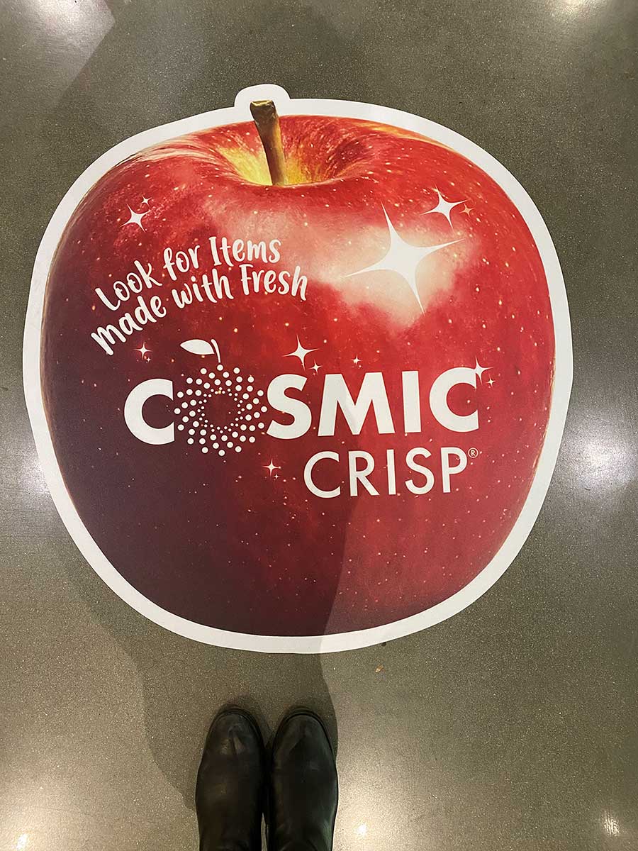 Cosmic Crisp® Floor Graphics