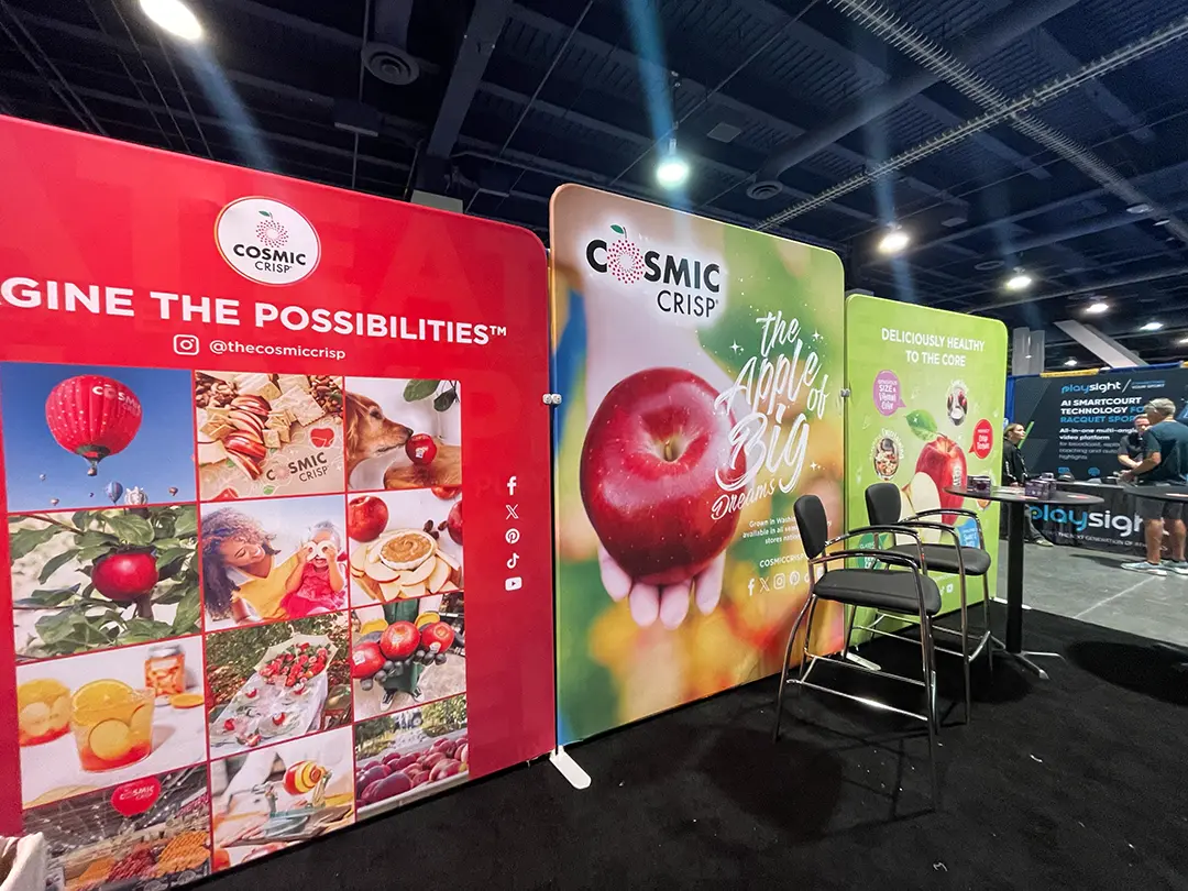 Tradeshow booth design for the Pickleball Expo