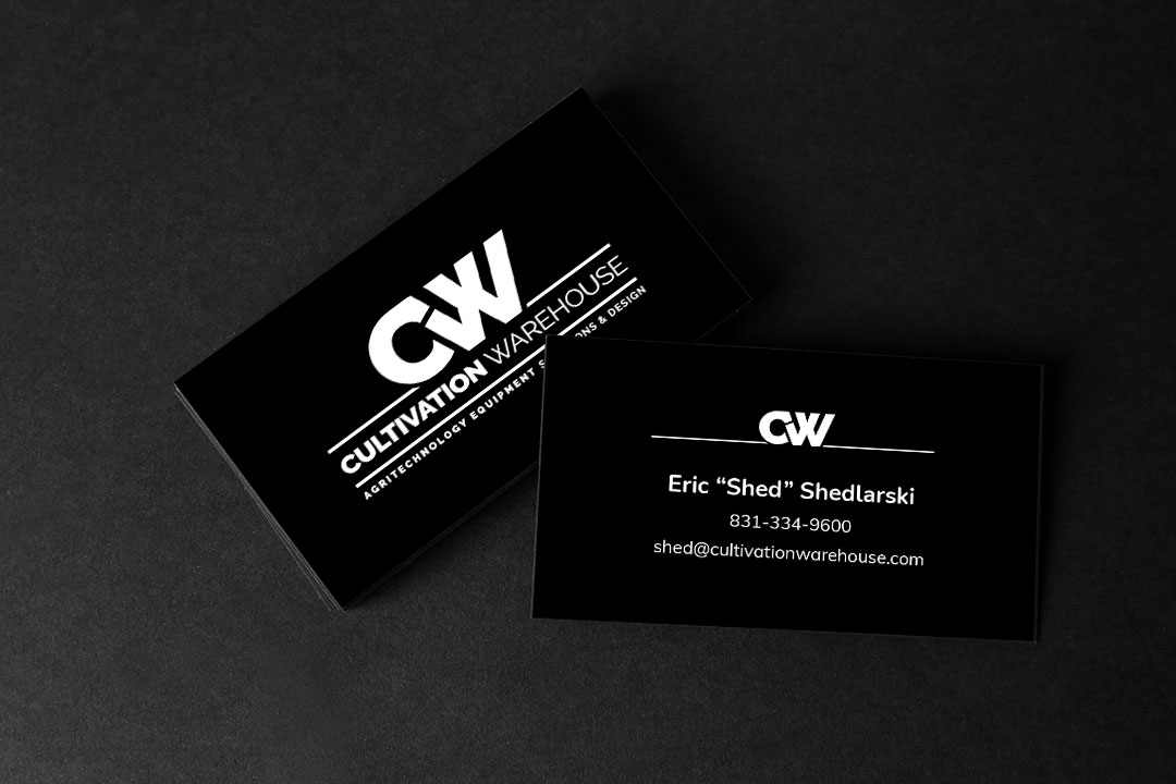 Cultivation Warehouse business card design