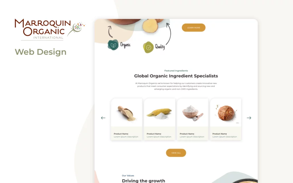 Marroquin Website Design